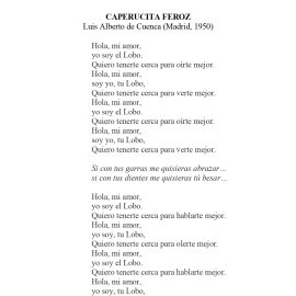 N.º 10D «Caperucita feroz» de Luis Alberto de Cuenca