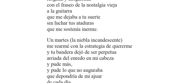 N.º 15C «Pude vivir sin ti» de Juanma Velasco Centelles