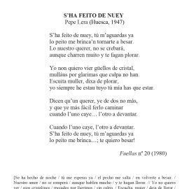 N.º 1F «S’ha feito de nuey» de Pepe Lera