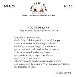 N.º 5D «Noche de luna» de Eloy Sánchez Rosillo