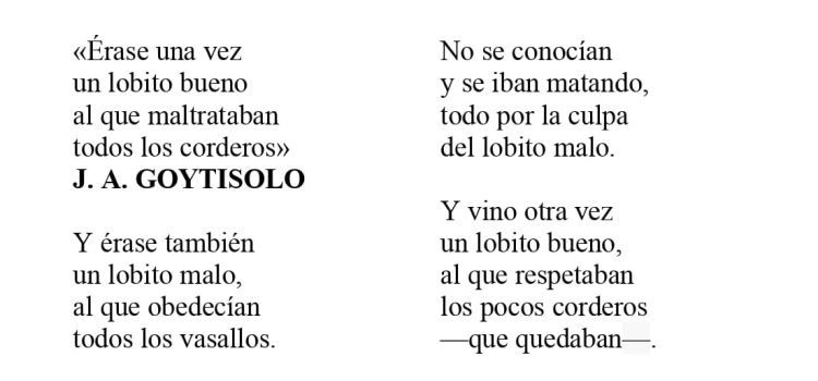 N.º 7A «El lobito malo y el lobito bueno» de Gloria Fuertes