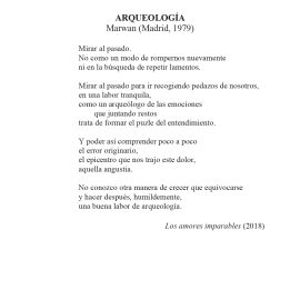 N.º 8C «Arqueología» de Marwan