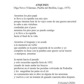 N .º 1E «Anquises» de Olga Novo