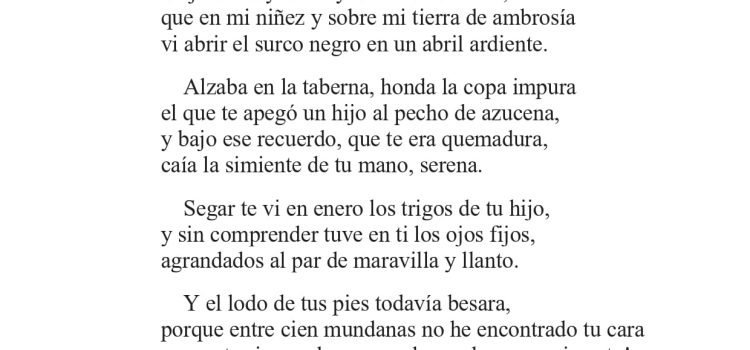 N.º 2B «La mujer fuerte» de Gabriela Mistral