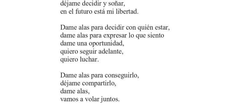 N.º 3A «Dame alas» de Isabel Criado Sierra