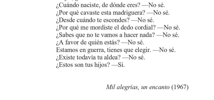 N.º 4B «Vietnam» de Wislawa Szymborska