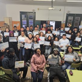 Entrega de premios X Concurso de Poesía en el CPEPA Casa del Canal